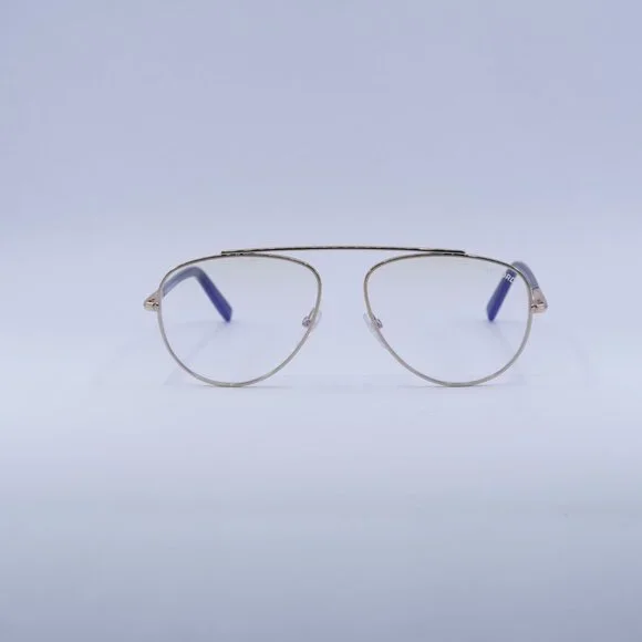 🕶️ New Tom Ford FT5622-B 028 Eyeglasses - Gold Frame 57mm